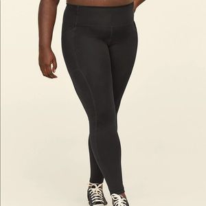 Girlfriend Collective Blk High-Rise Pocket Legging
